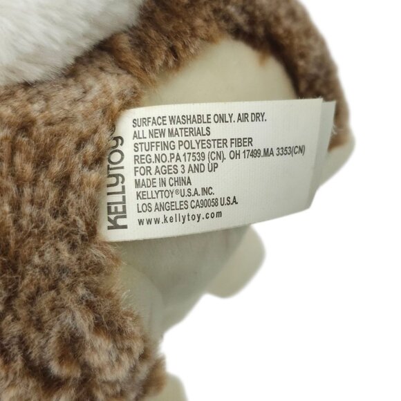 Kellytoy Rabbit 10" Plush Brown Realistic Sparkle Eyes Pink Nose Soft Stuffed To - Picture 12 of 12